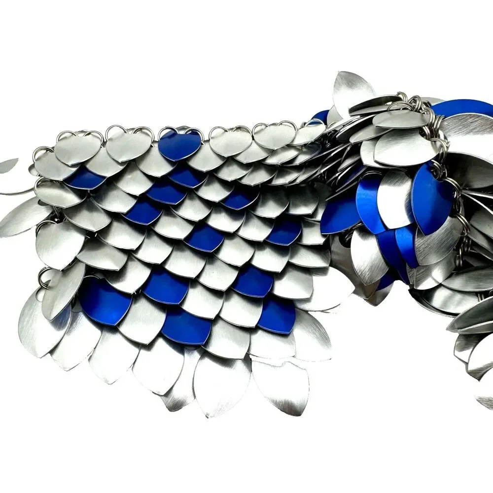 Scalemail Armor 26” Chainmail Dragon Art Supply Renaissance Gothic Handmade